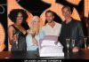 Cheaza,Josh Strickland and Jerry Mitchell at Holly Madison and the "Peepshow" Cast Celebrate Their 2nd Anniversary 